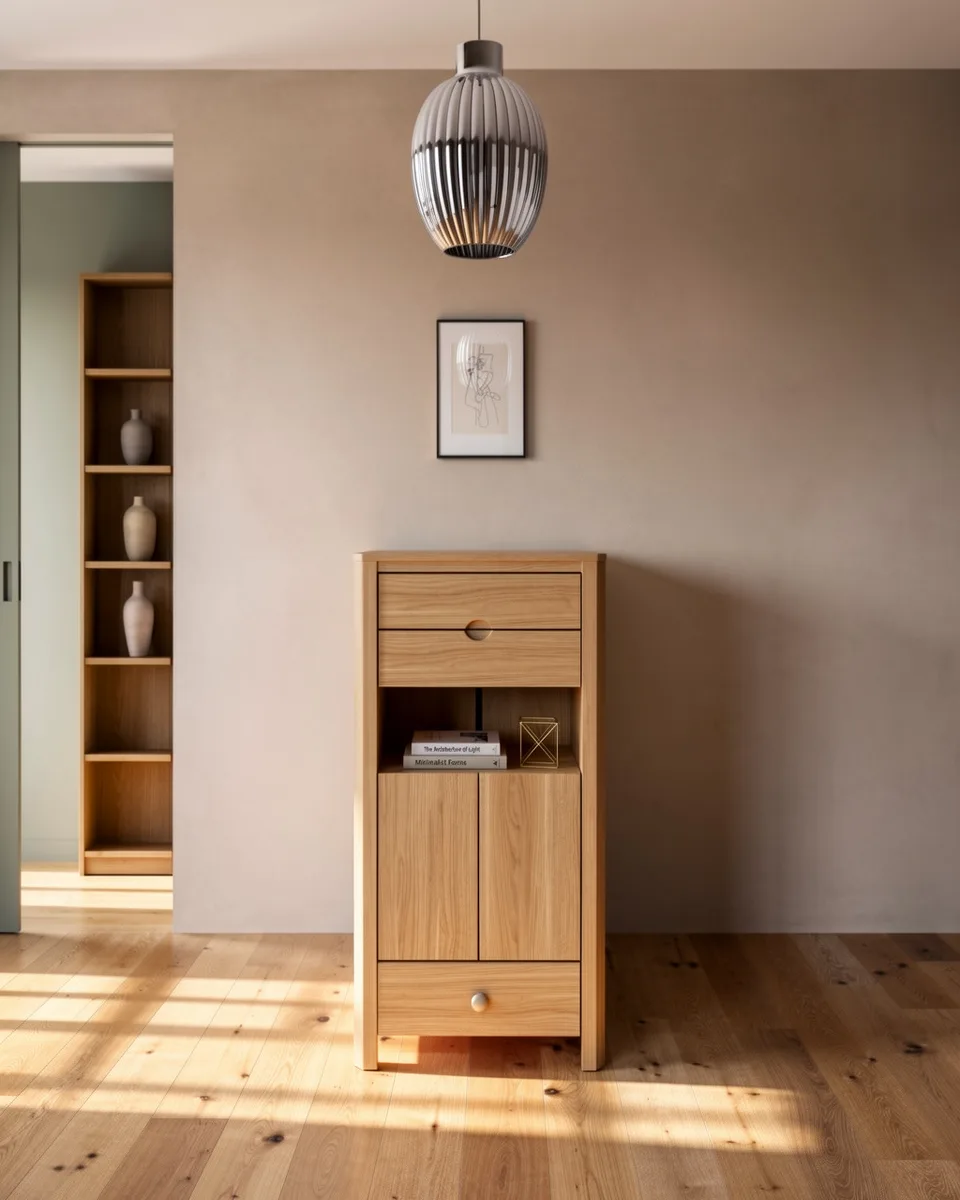 Pörta side Cabinet, Oak