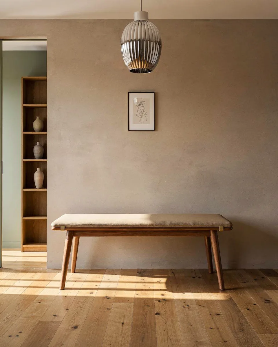 Légno Dining Bench, 1.4M, Claro Walnut